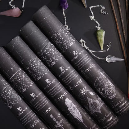 4x Ancient Witch Spell Incense - Prosperity - Aventurine Pendulum