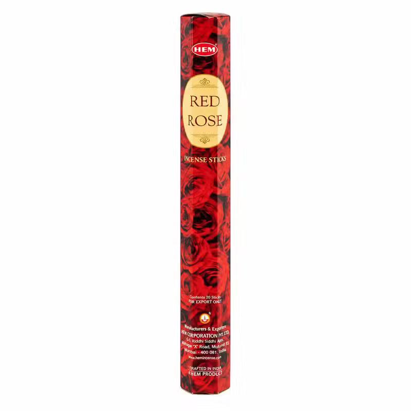 6x HEM Hexaganal Incence - Red Rose