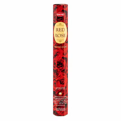 6x HEM Hexaganal Incence - Red Rose