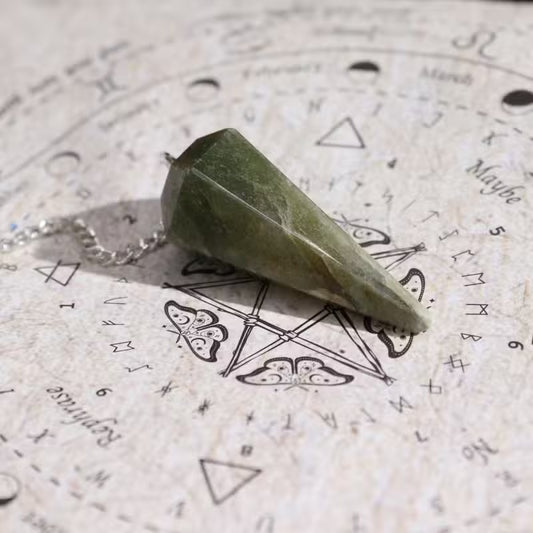 4x Ancient Witch Spell Incense - Prosperity - Aventurine Pendulum