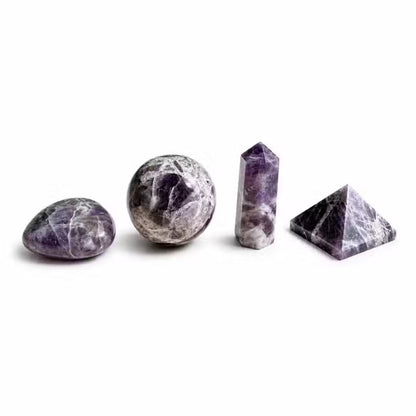 12x Amethyst Gemstone Retail Display Pack - Assorted Shapes
