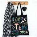Dark Forest Print Polycotton Tote bag
