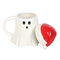Ghost with Santa Hat Incense Cone Holder