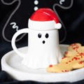 Ghost with Santa Hat Incense Cone Holder