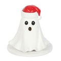Ghost with Santa Hat Incense Cone Holder