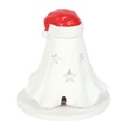 Ghost with Santa Hat Incense Cone Holder