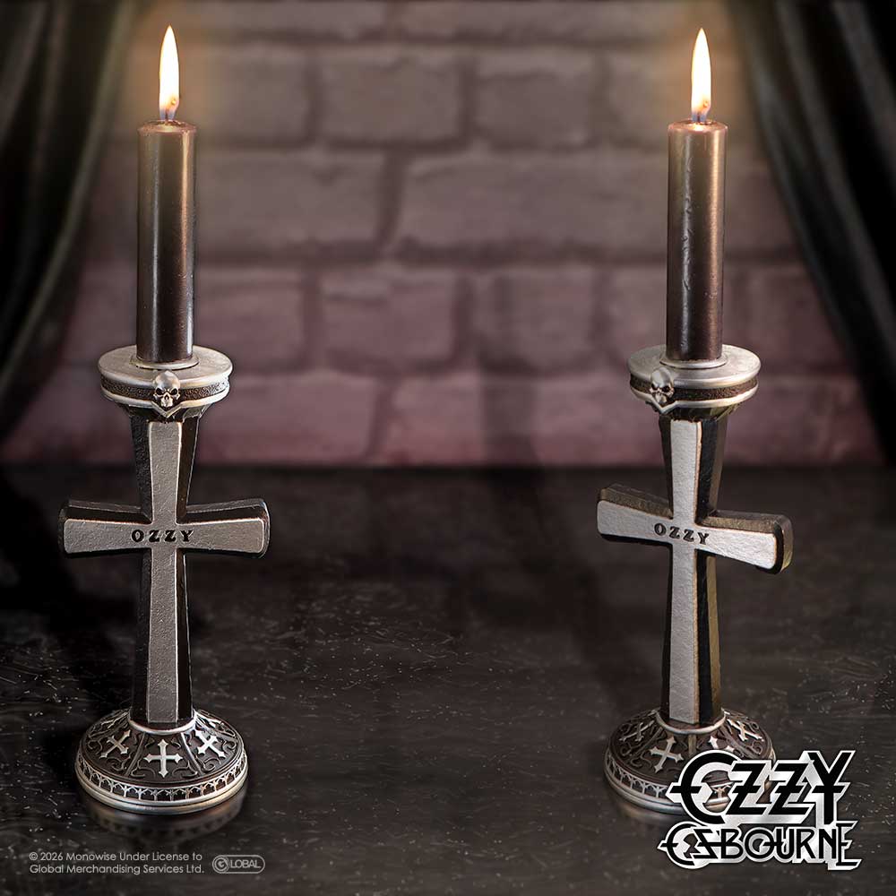 Ozzy Osbourne Prince of Darkness Candle Holder 18.2cm