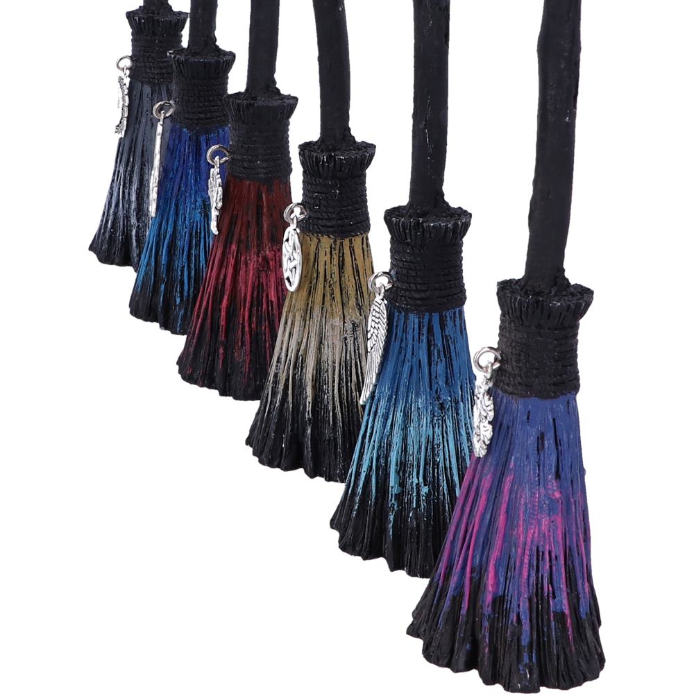 Positivity Broomsticks with Silver Charms