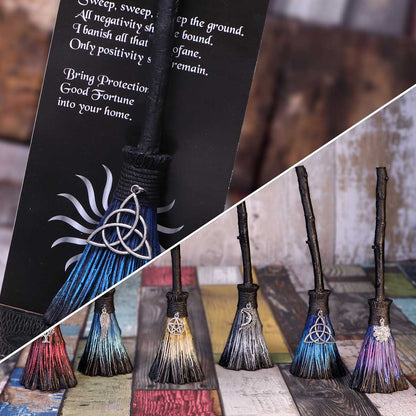 Positivity Broomsticks with Silver Charms